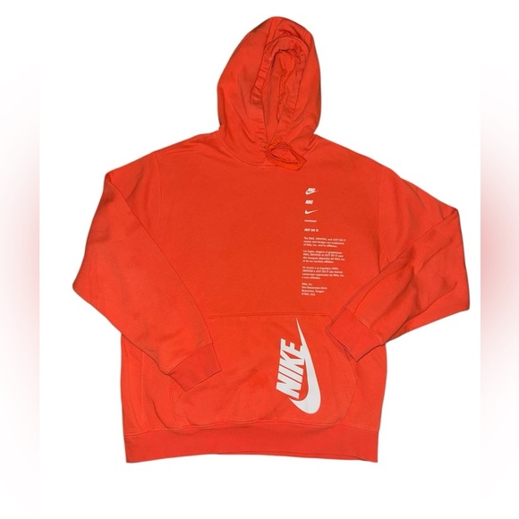Nike Orange Hoodie - Picture 1 of 4